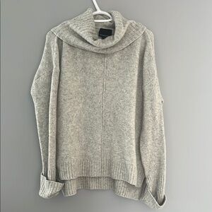 Cozy Gray Turtleneck Sweater